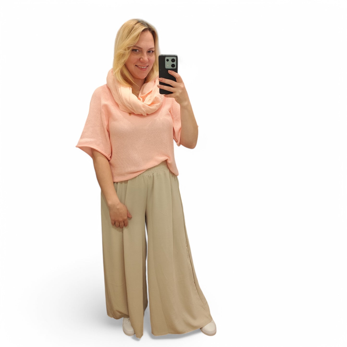 Musselin Schal in Rosa