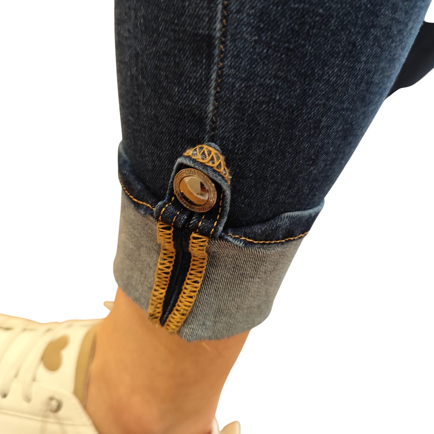Jeans mit Umschlag