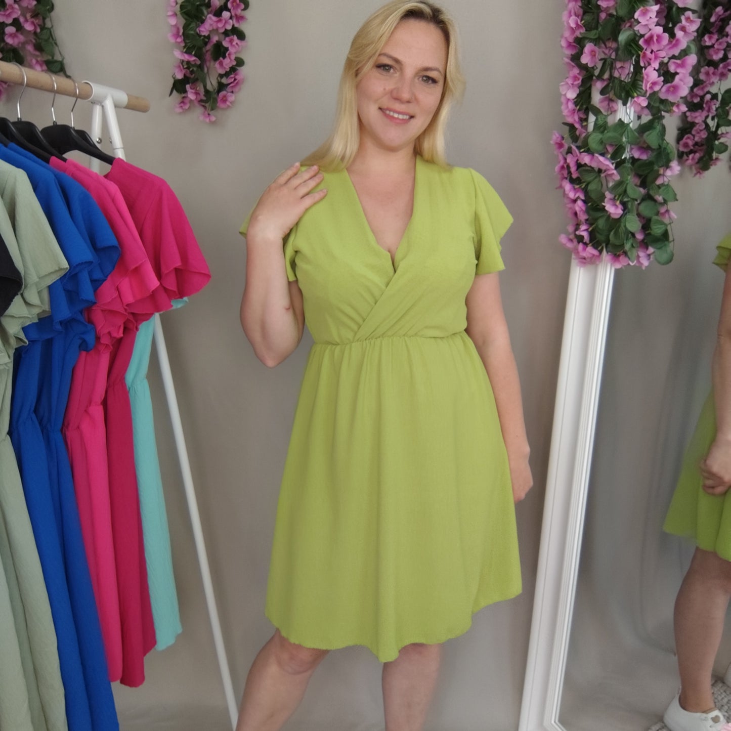 Kleid in Hellgrün
