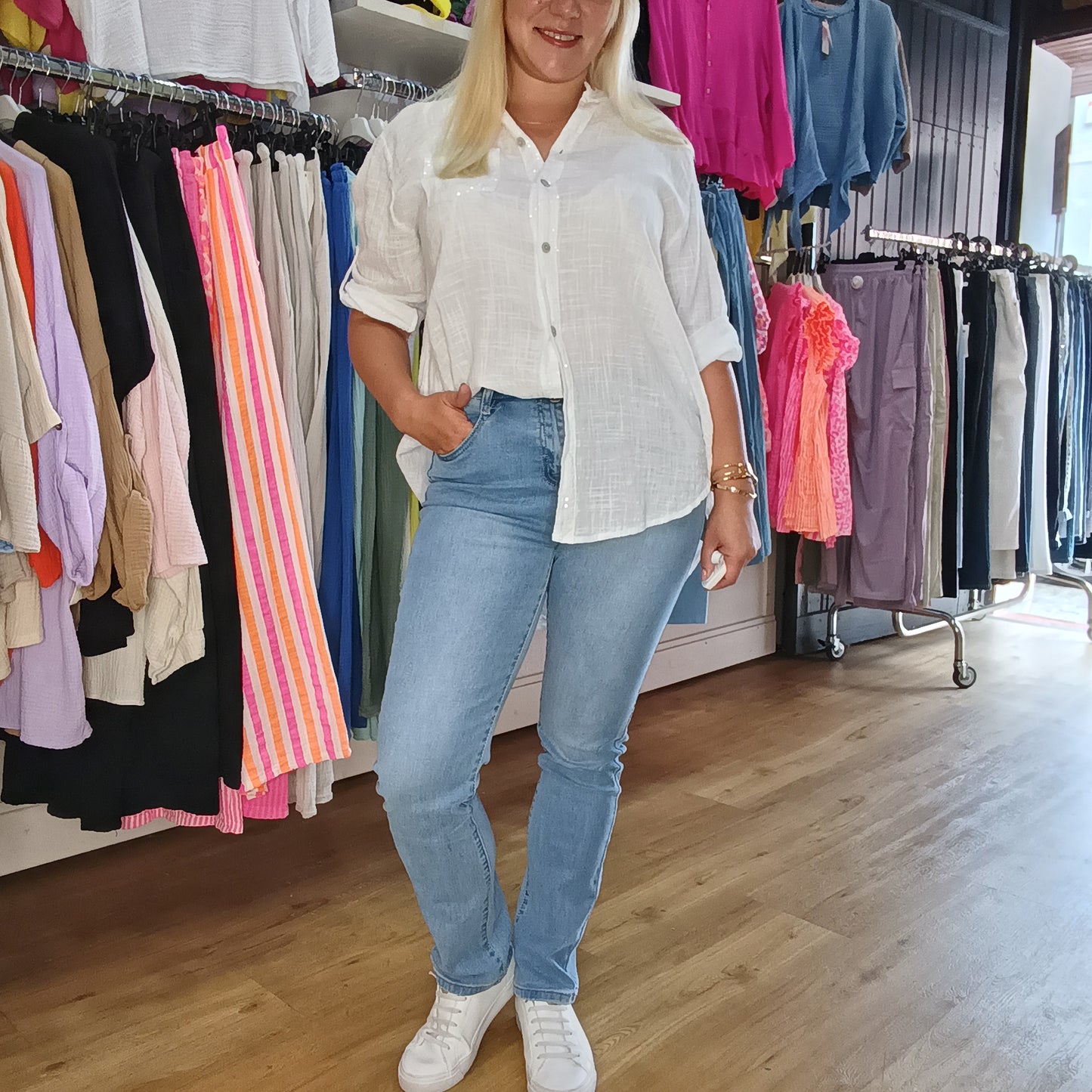Straight Leg Jeans