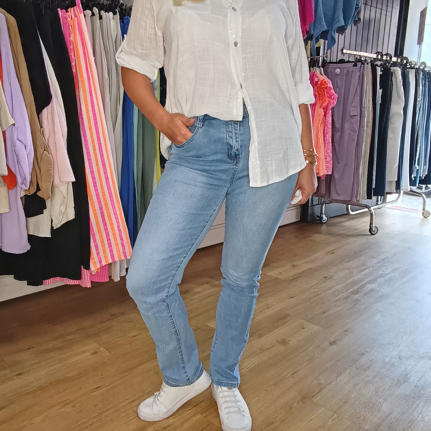 Straight Leg Jeans