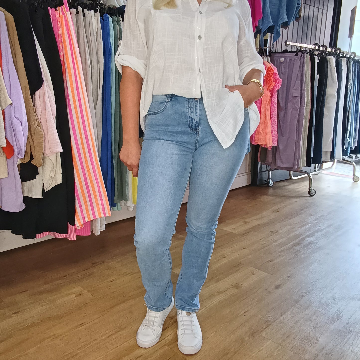 Straight Leg Jeans