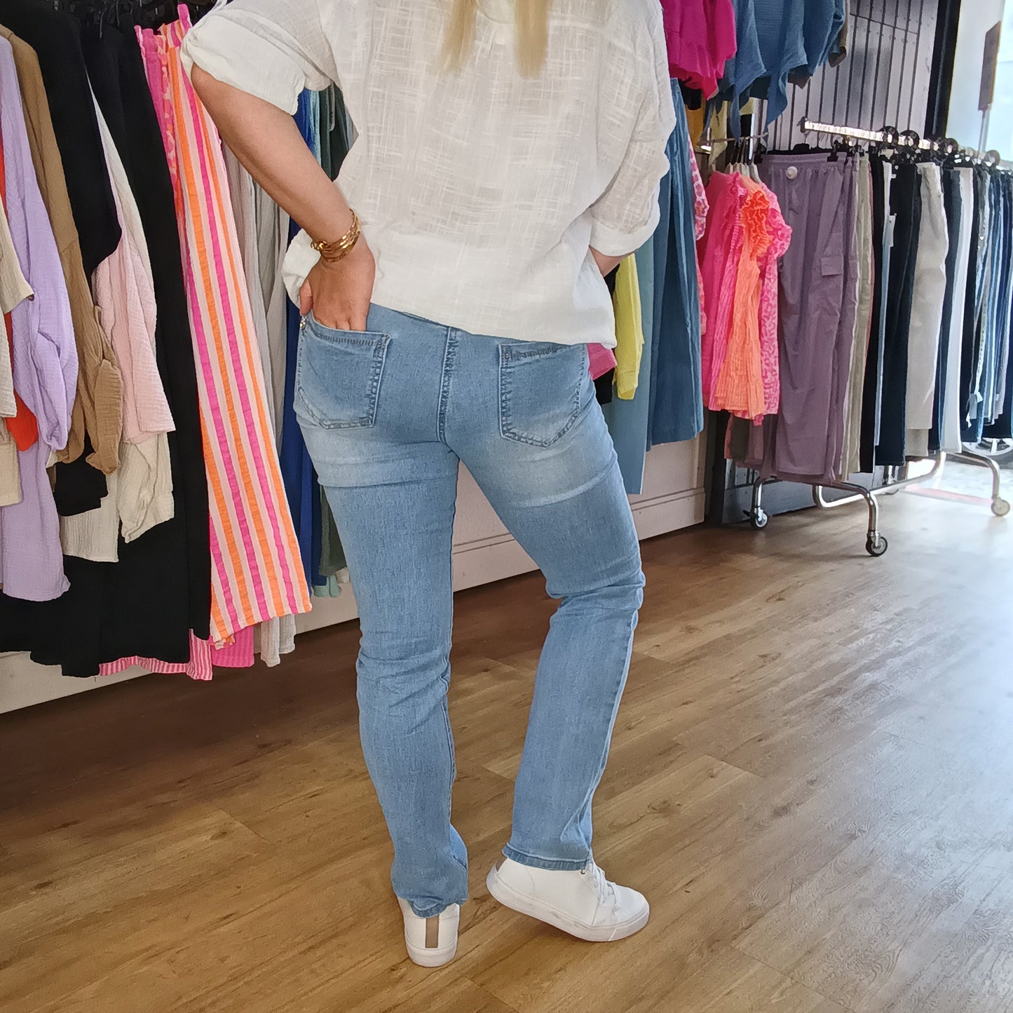 Straight Leg Jeans