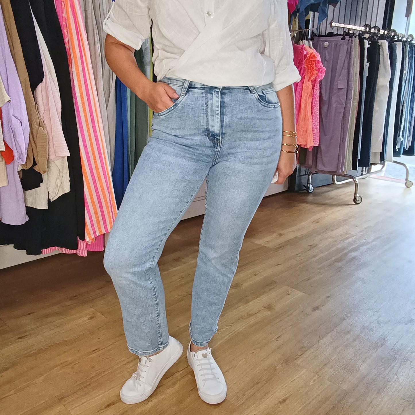 Straight Leg Jeans