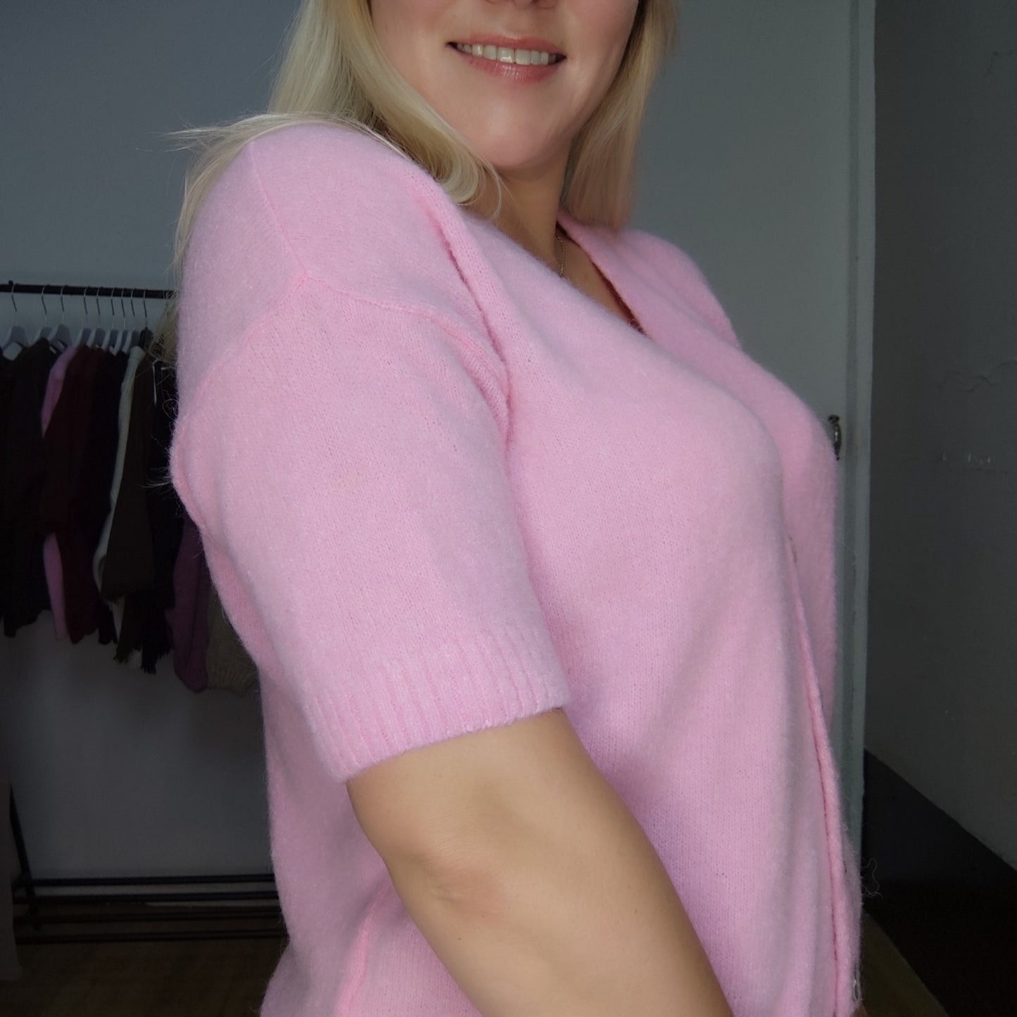 Strickjacke "Alina" in Rosa