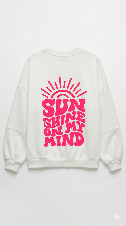 Butterstoff Sweatshirt Sunshine Offwhite