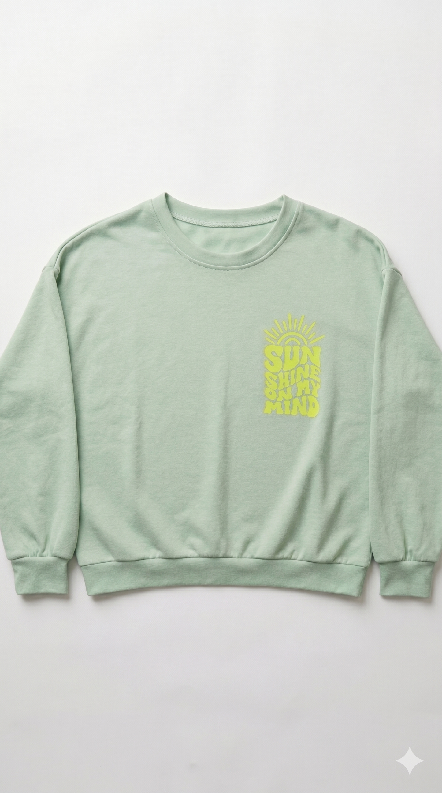 Butterstoff Sweatshirt Sunshine Mint