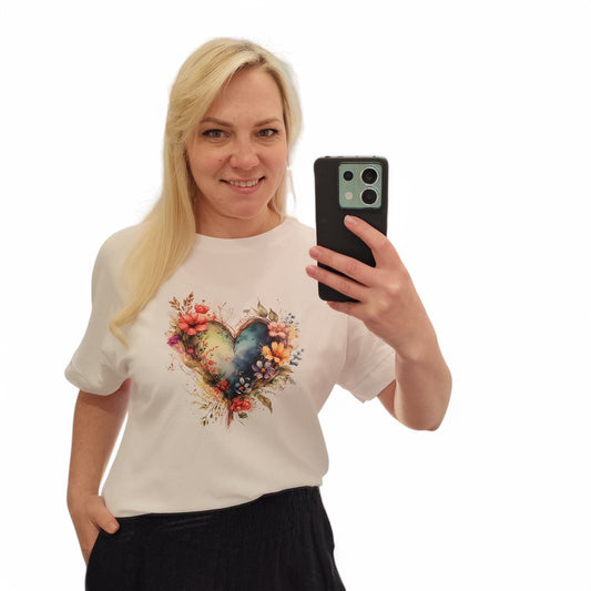 T-Shirt mit Herz