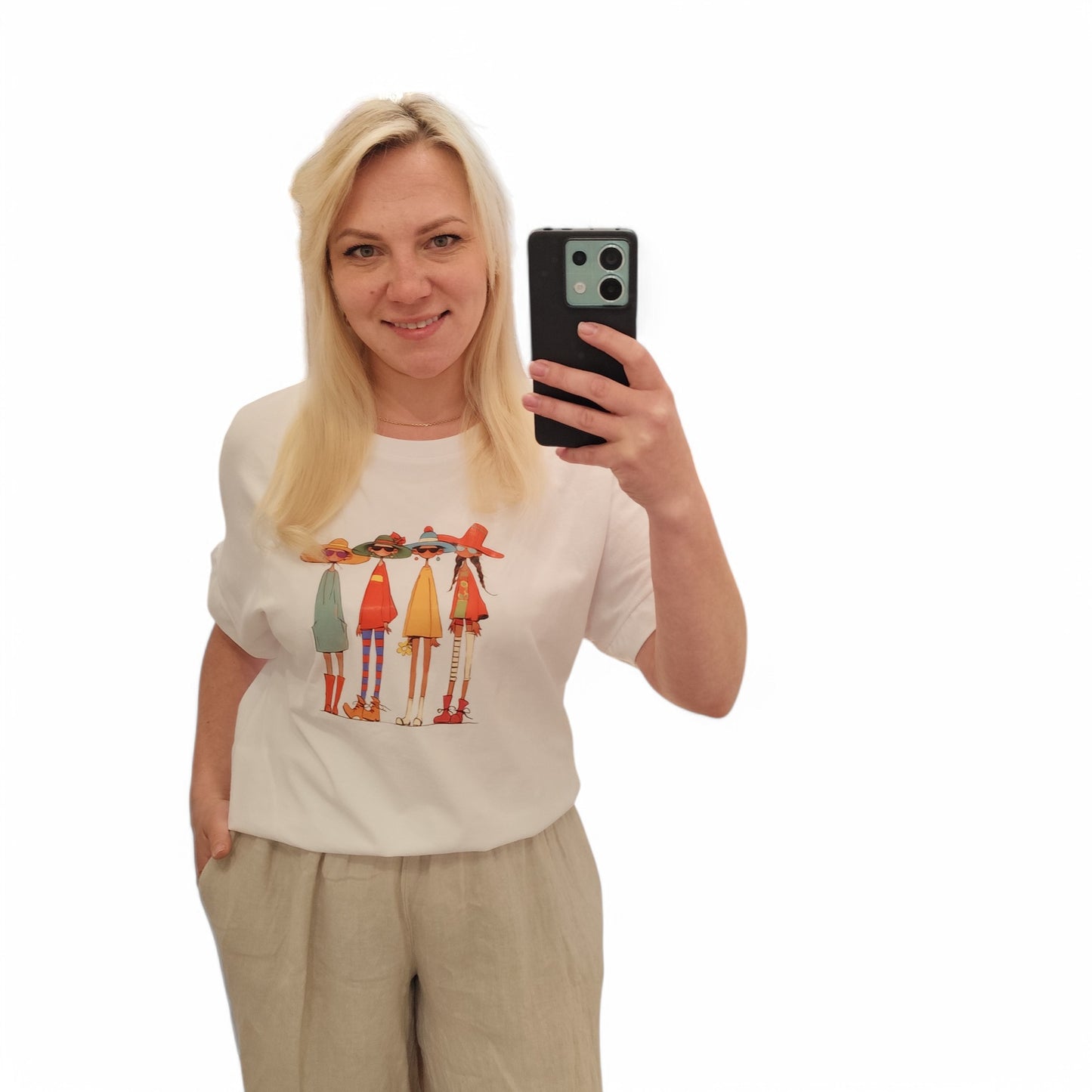 T-Shirt mit Figuren