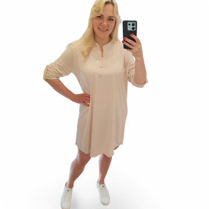 Longshirt in Beige