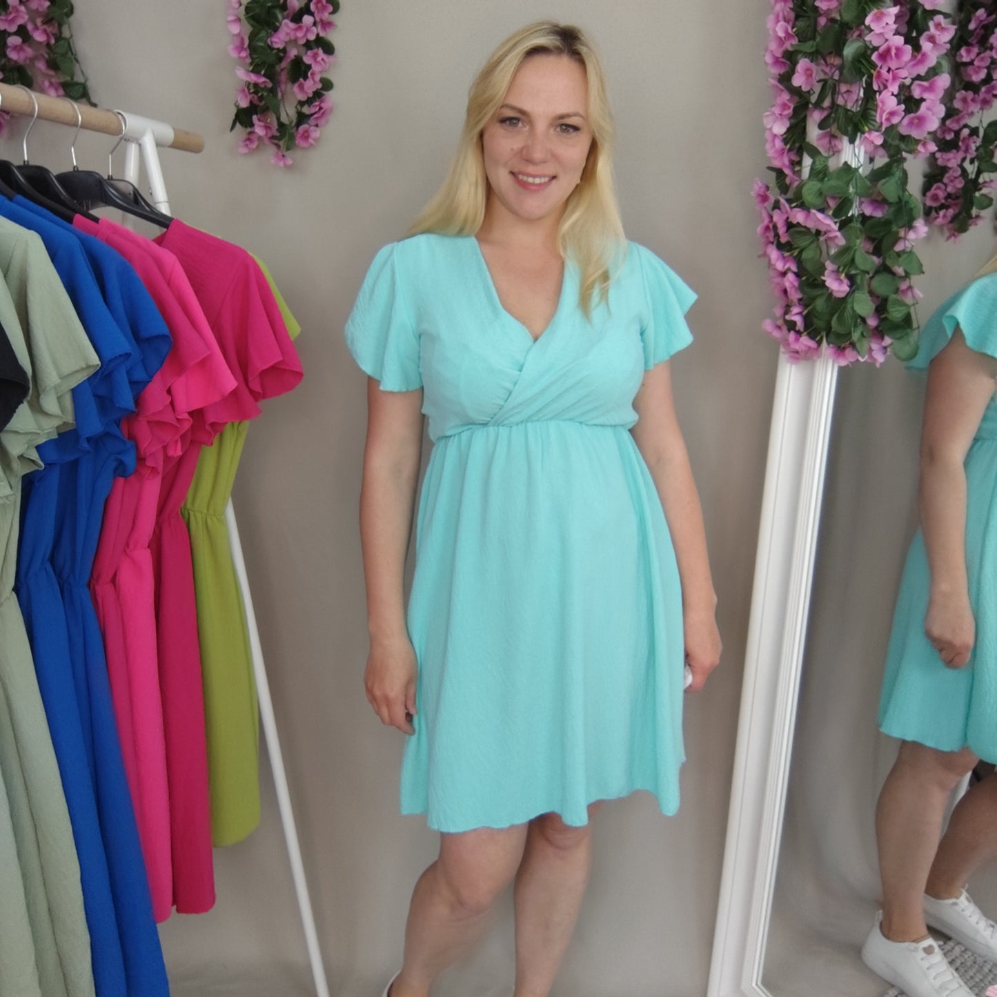 Kleid in Türkis