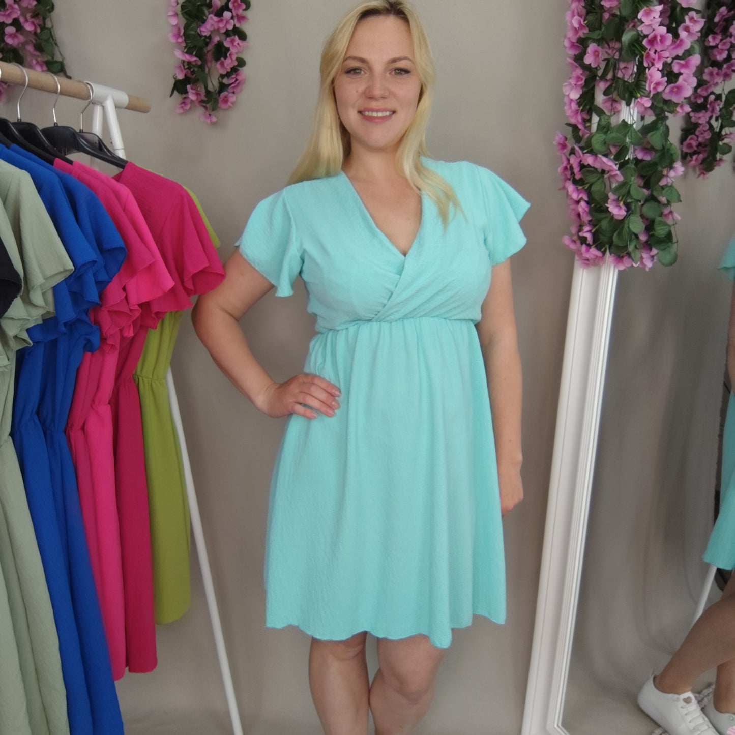 Kleid in Türkis