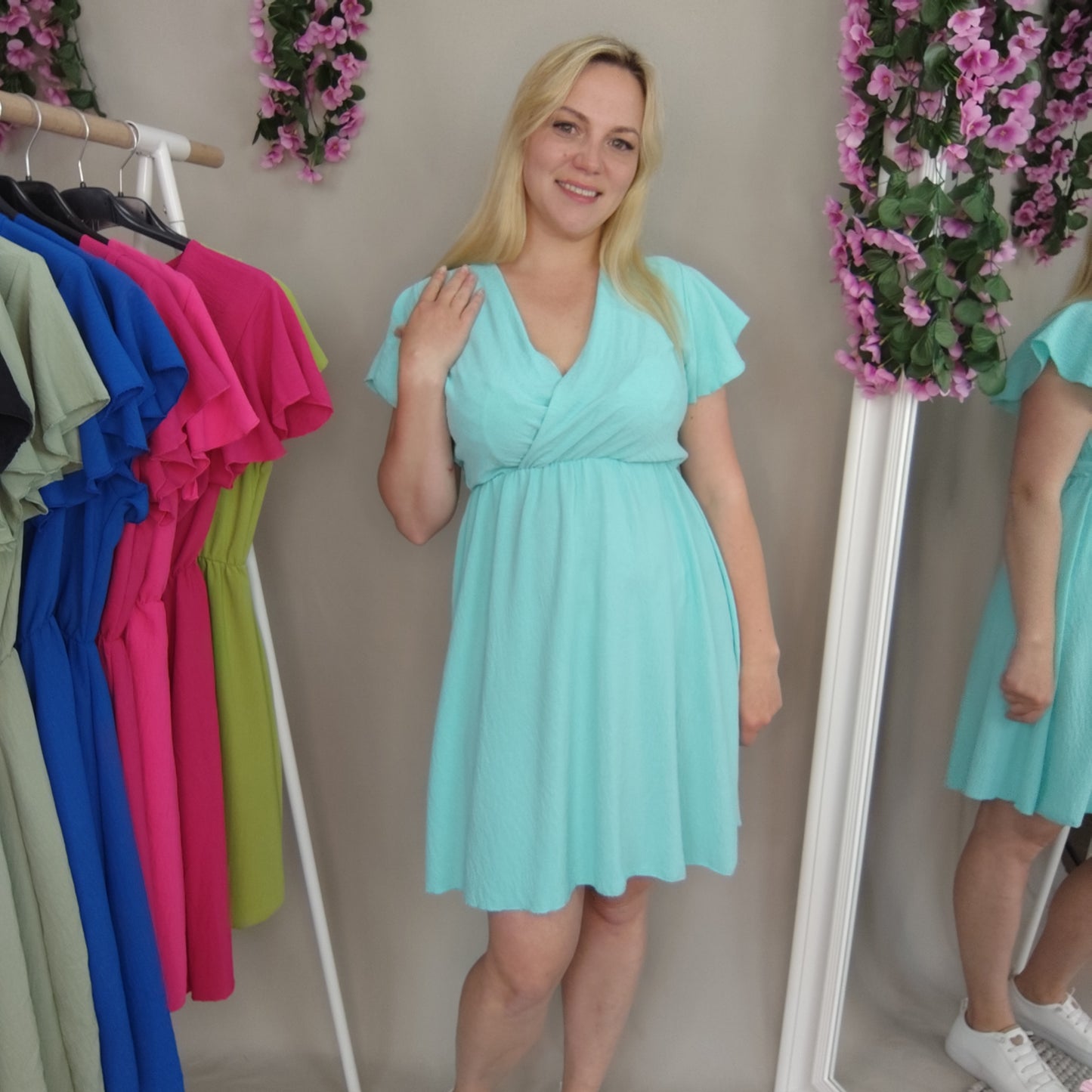 Kleid in Türkis