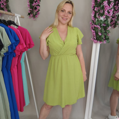 Kleid in Hellgrün