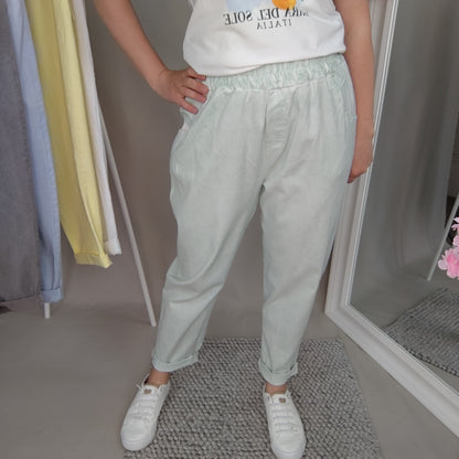 Joggpants in Mintgrün