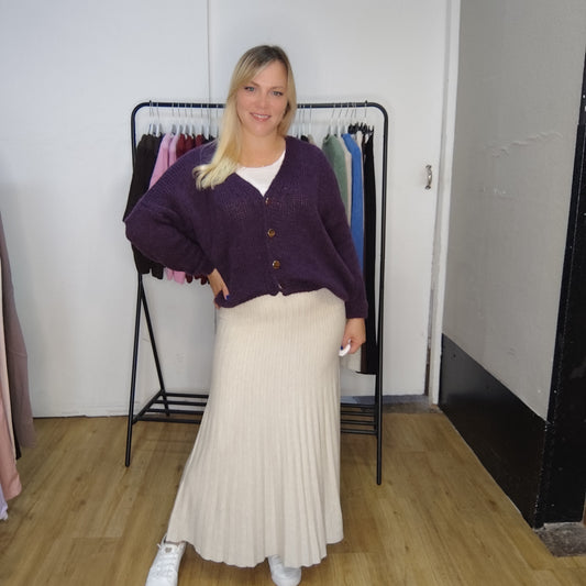 Strickjacke "Steff" in Lila