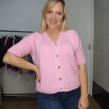 Strickjacke "Alina" in Rosa
