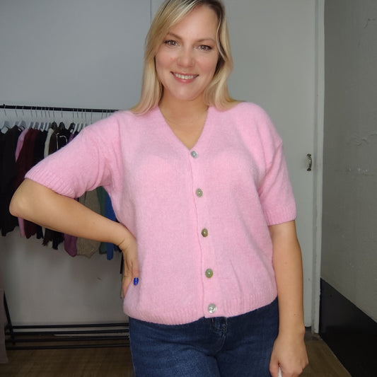 Strickjacke "Alina" in Rosa