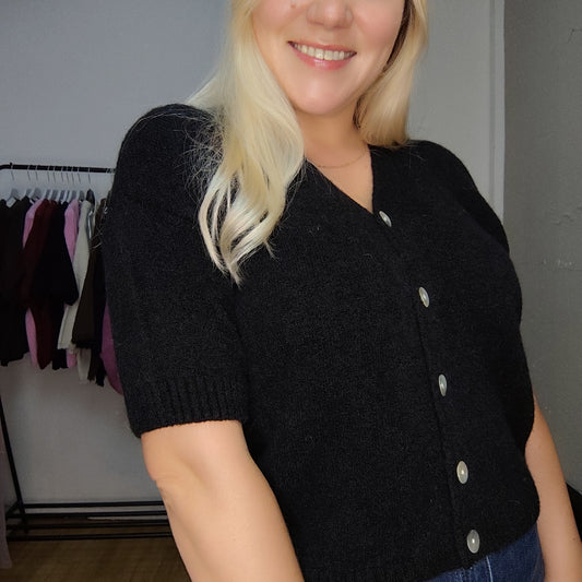 Strickjacke "Alina" in Schwarz