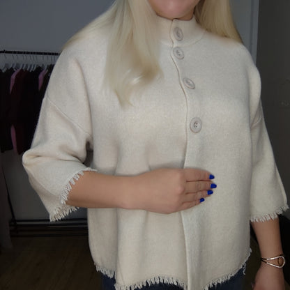 Strickjacke "Eva" in Beige