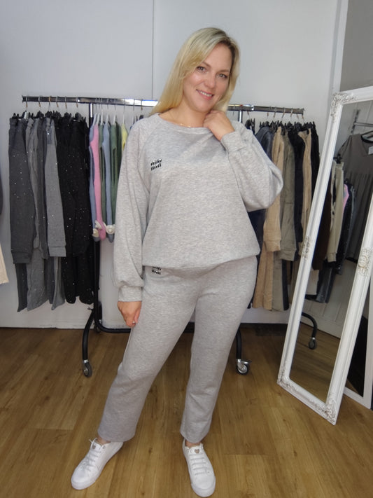 Zweiteiler "Claudia" in Grau