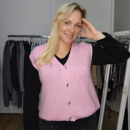 Strickweste "Lisa" in Rosa