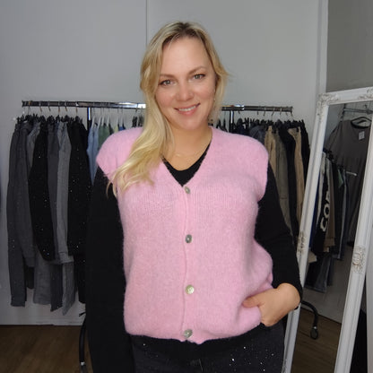 Strickweste "Lisa" in Rosa