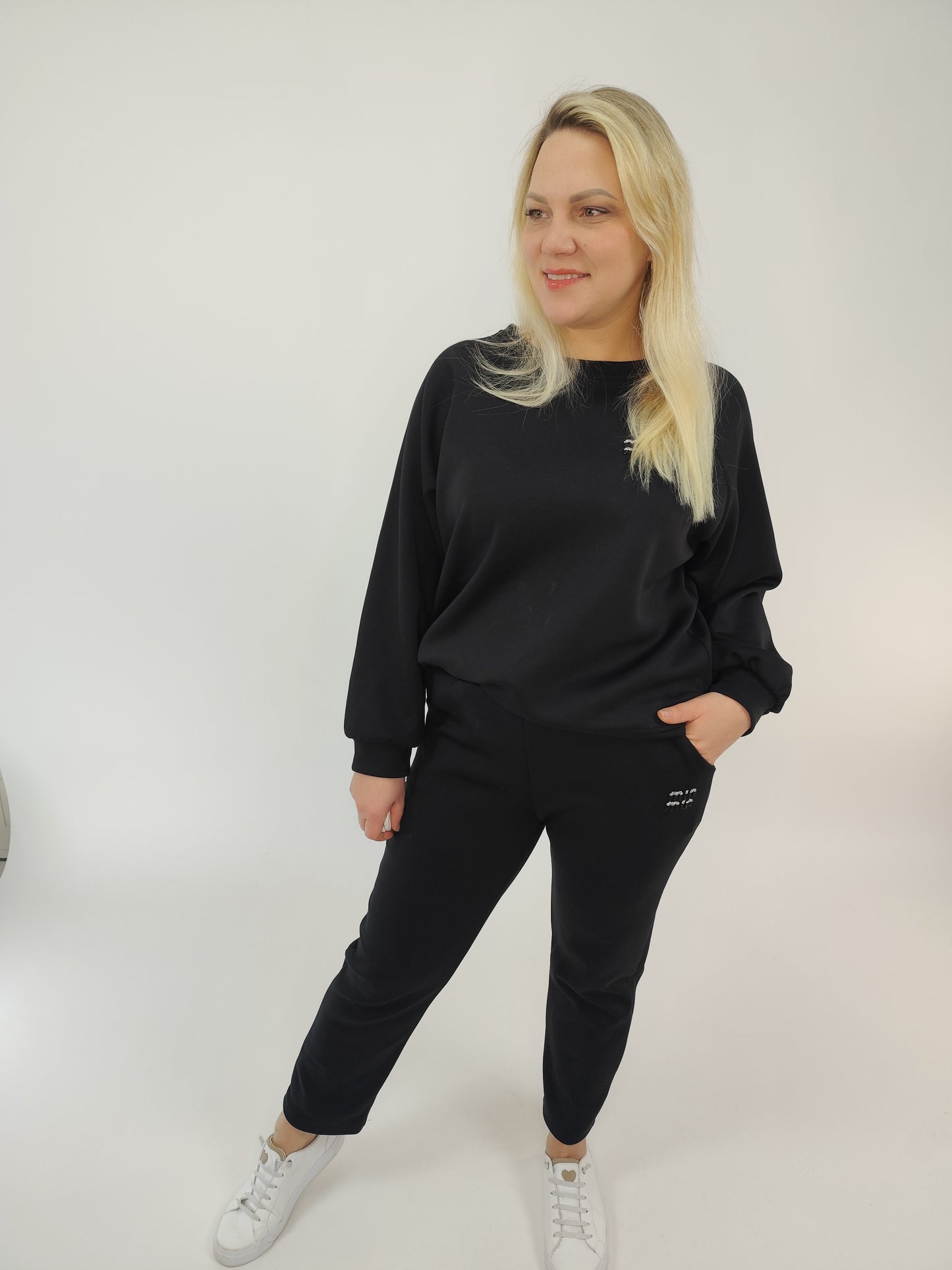 Zweiteiler "Claudia" in Schwarz