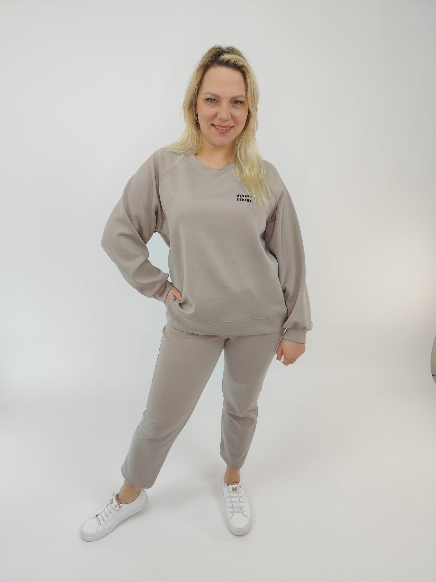 Zweiteiler "Claudia" in Beige