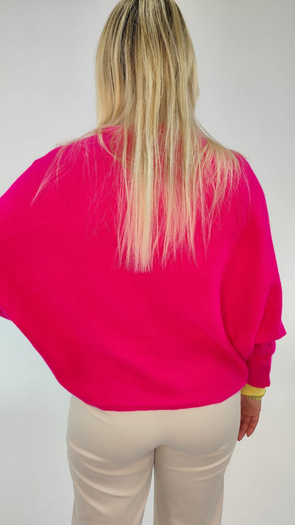 Pullover Lago mit Alpaka Pink