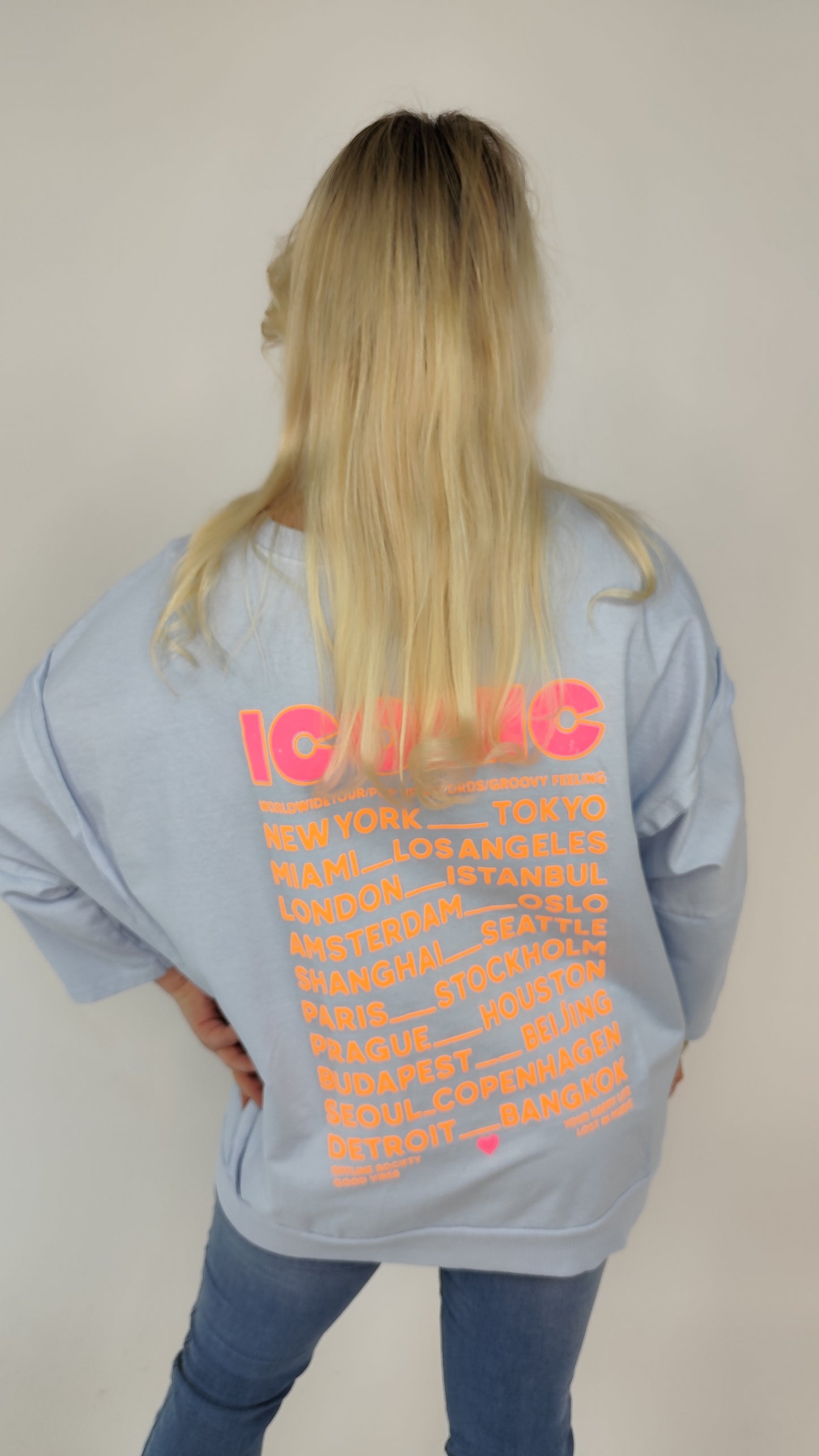 Sweatshirt Iconic Hellblau
