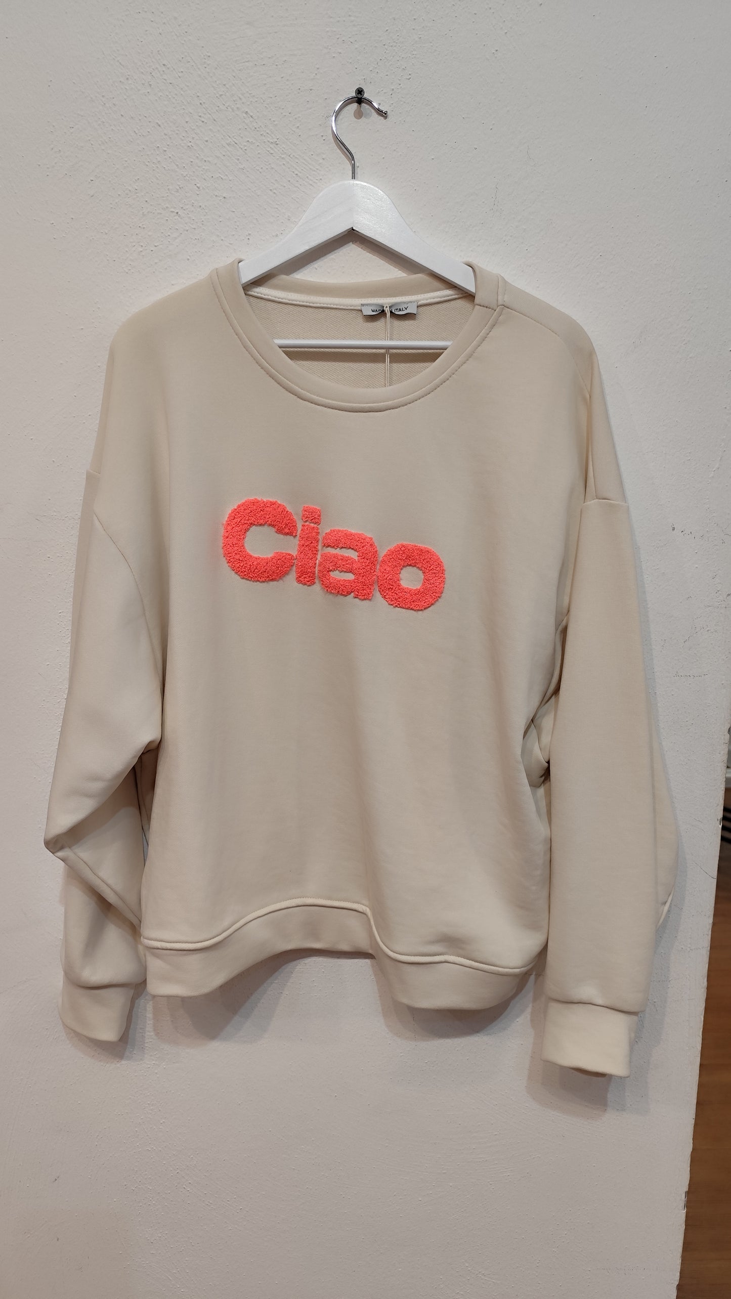 Sweatshirt Ciao Beige