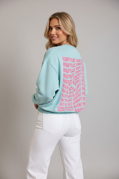Sweatshirt Right Place Mint