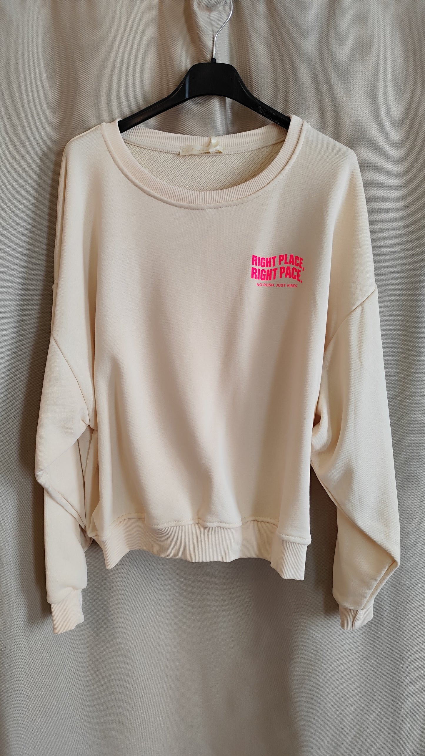Sweatshirt Right Place Beige