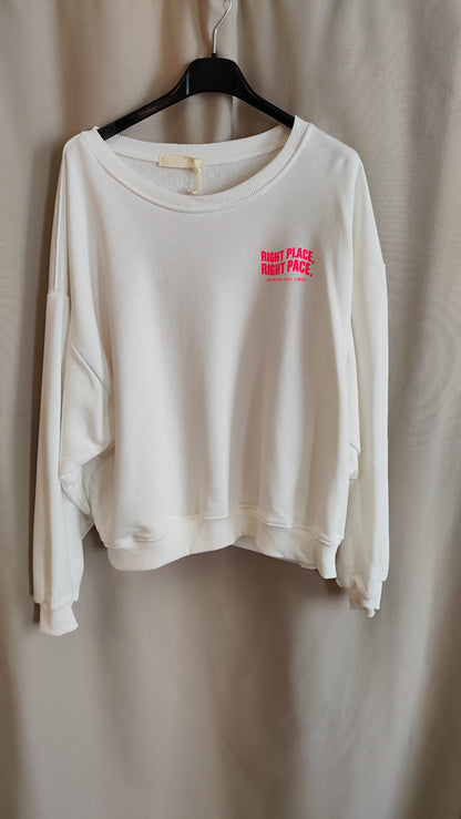 Sweatshirt Right Place Offwhite