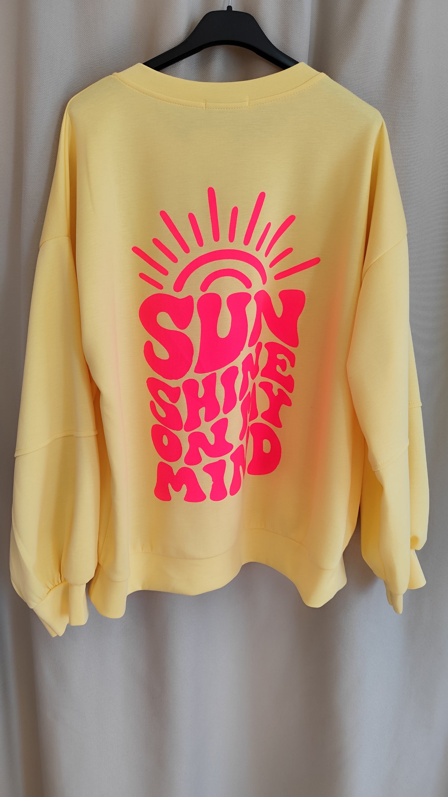 Butterstoff Sweatshirt Sunshine Gelb