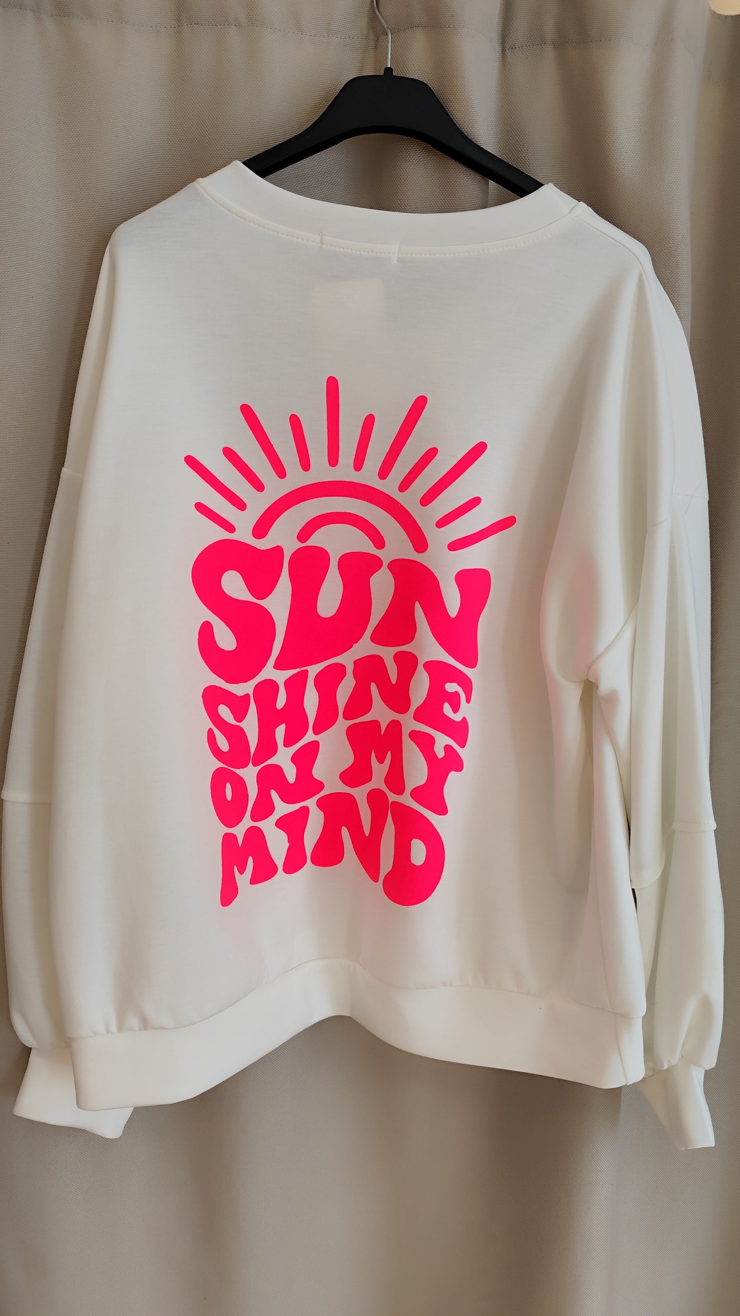 Butterstoff Sweatshirt Sunshine Offwhite