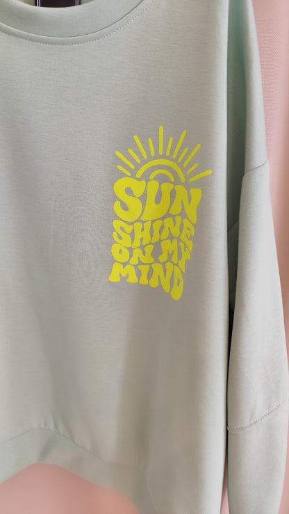 Butterstoff Sweatshirt Sunshine Mint