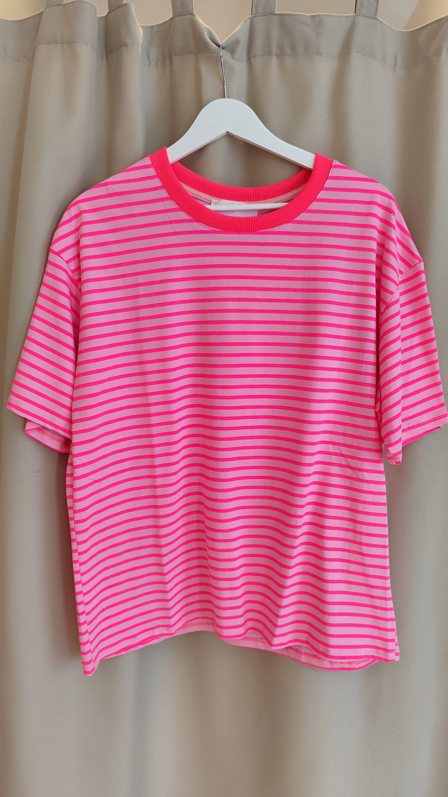 T-Shirt Livia Rosa-Neonrosa