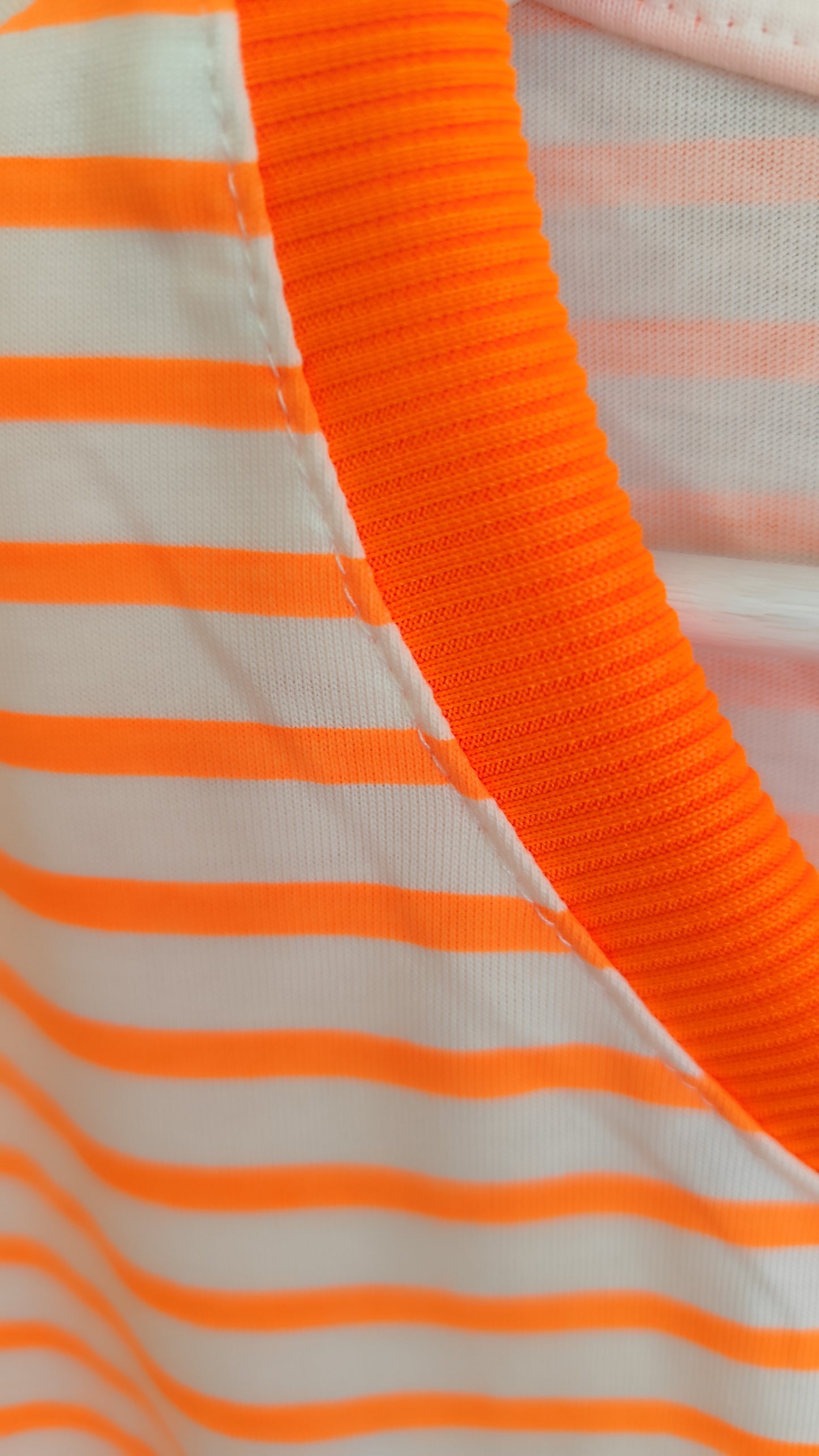 T-Shirt Livia Weiß-Orange