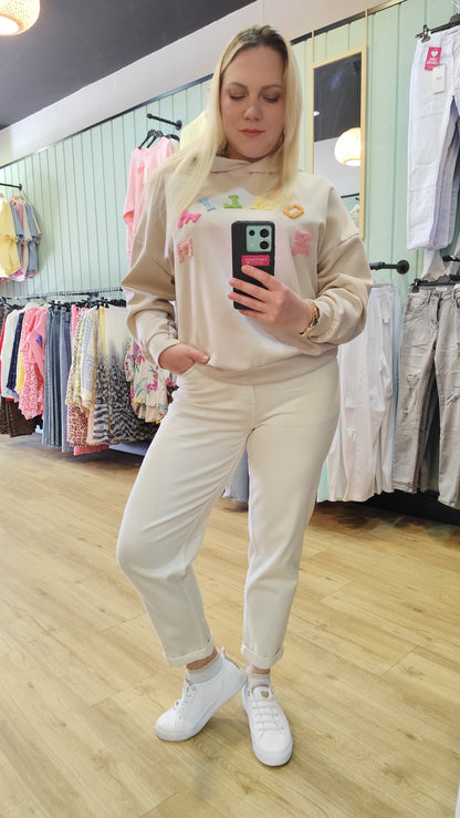 Mom Fit Beige Marivy Paris