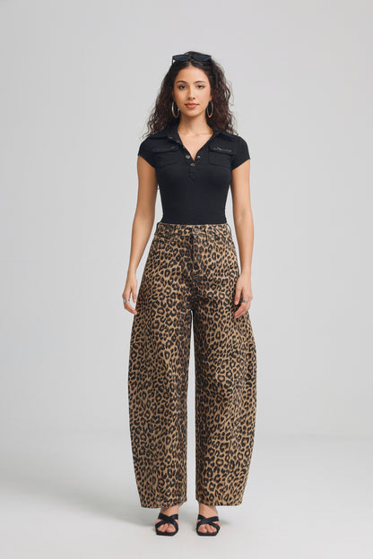 Leo Barrel Wideleg Jeans