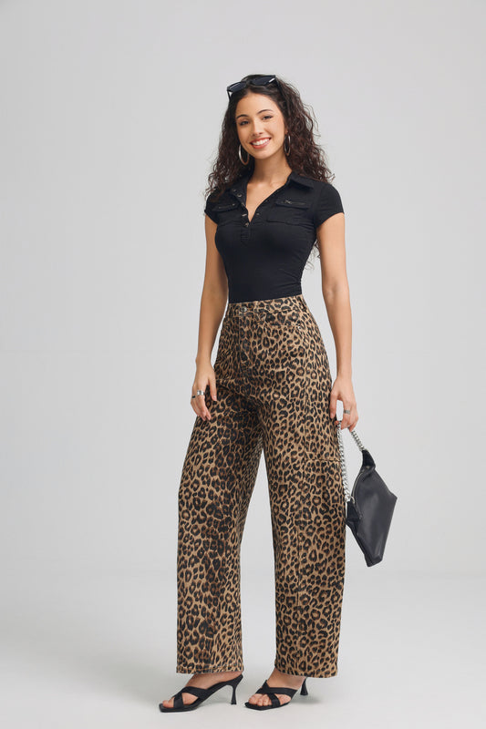Leo Barrel Wideleg Jeans