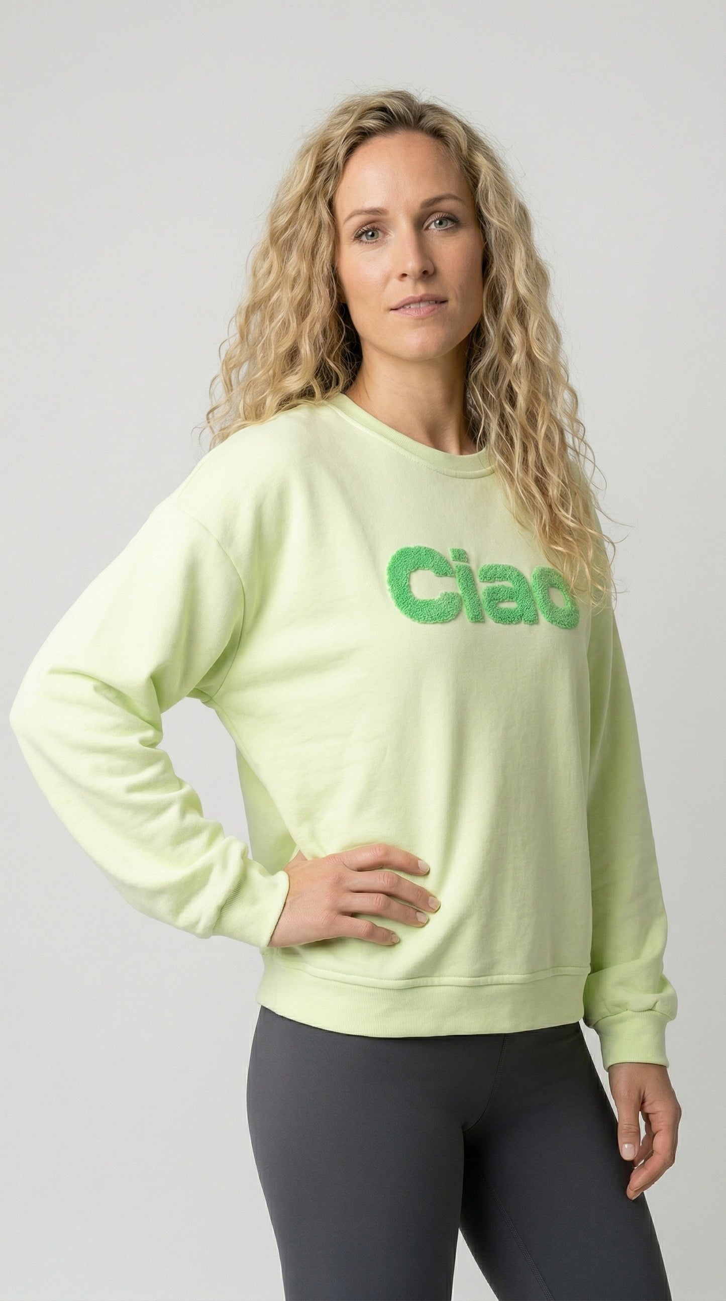 Sweatshirt Ciao Hellgrün